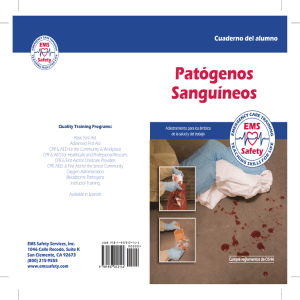 Patógenos Sanguíneos - EMS Safety Services