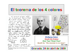 El teorema de los 4 colores - University of the Basque Country