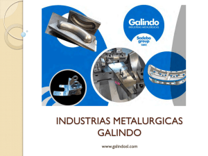 presentación digital - Industrias Metalúrgicas Galindo