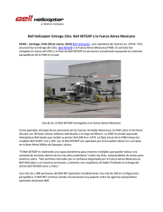 Bell Helicopter entrega Bell 407GXP a la