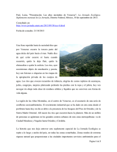 Presentación. Las altas montañas de Veracruz