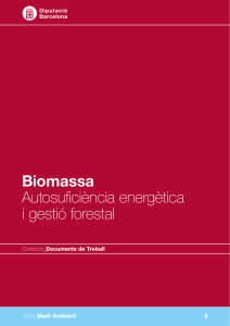 Biomassa. Autosuficiència energètica i gestió