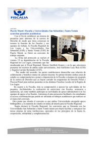 Puerto Montt: Fiscalía y Universidades San Sebastián y Santo