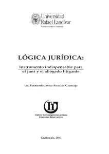 Logica Juridica - Universidad Rafael Landívar