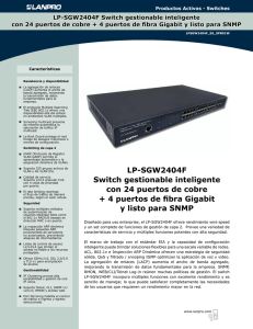 LP-SGW2404F Switch gestionable inteligente con 24