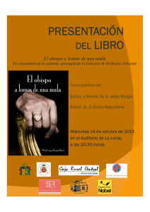 PRESENTACIÓN LIBRO DEL LIBRO