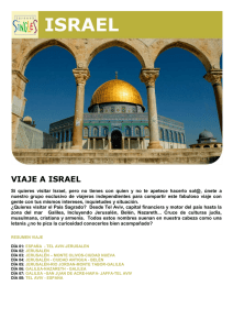 viaje a israel