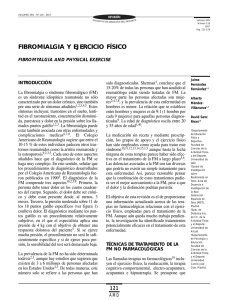 Fibromialgia y ejercicio físico - Federación Española de Medicina