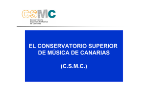 el conservatorio superior de música de canarias (csmc)