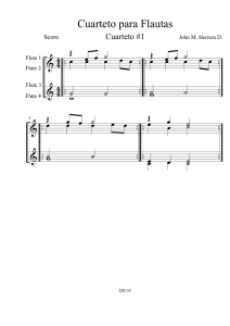 Cuarteto de flautas #1