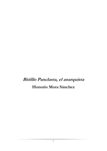 Mora Sánchez, Honorio – Biófilo Panclasta, el