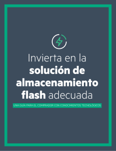 Invierta en la solución de almacenamiento flash adecuada