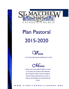 Plan Pastoral 2015-2020
