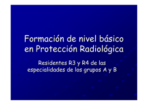 Formación de nivel básico en Protección Radiológica