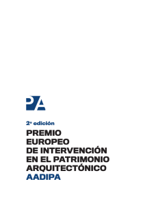 premio europeo de intervención en el patrimonio arquitectónico