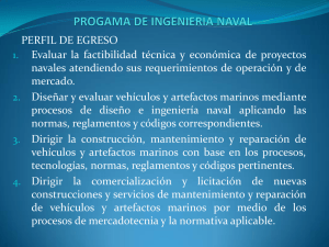 PROGAMA DE INGENIERIA NAVAL