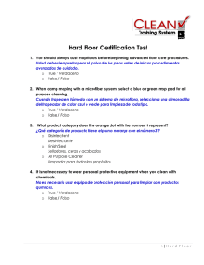 Hard Floor Certification Test