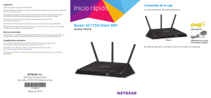 Guía de inicio rápido del router AC1750 Smart WiFi