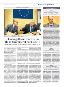 El maragallisme reactiva un `think tank` liderat per Castells