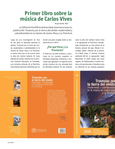 Primer libro sobre la música de Carlos Vives