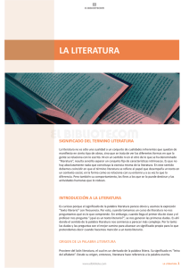 la literatura - Elbibliote.com