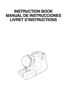 instruction book manual de instrucciones livret d`instructions