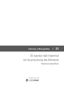 El sector del mármol en la provincia de Almería