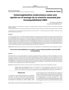 Inmunoglobulina endovenosa como una opción