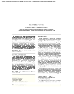 Endotelio y sepsis