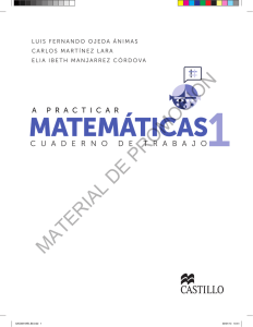 MateMáticas1 - Ediciones Castillo
