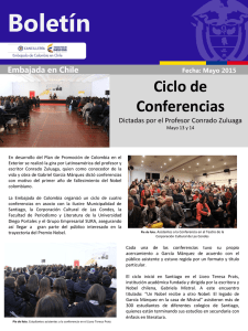Ciclo de Conferencias - Embajada de Colombia en Chile