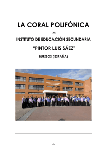 la coral polifónica - IES "Pintor Luis Sáez"