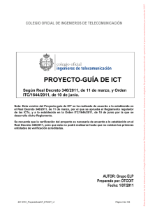 proyecto guía de ict - Asociación de Ingenieros de