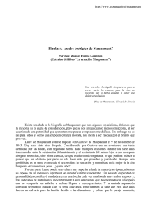 Flaubert: ¿padre biológico de Maupassant?