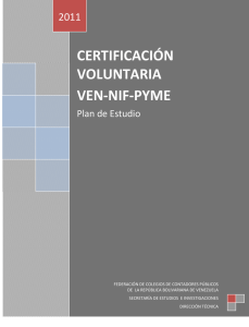 certificación voluntaria ven-nif-pyme