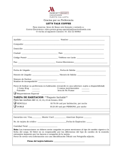 To make your reservation, please fill this form out and send it to the