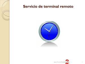 Servicio de terminal remoto