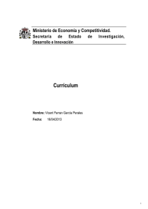 Currículum - Universidad CEU Cardenal Herrera