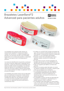 Brazaletes LaserBand®2 Advanced para pacientes adultos