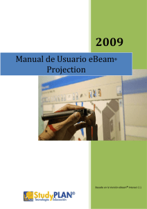 Manual de usuario de e beam