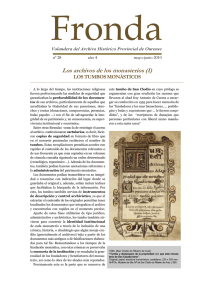 Los archivos de los monasterios - Libraría Institucional da Xunta de