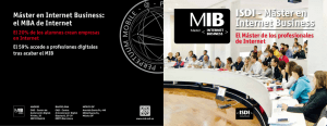 Máster en Internet Business - MIB