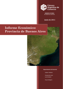 Informe Económico: Provincia de Buenos Aires