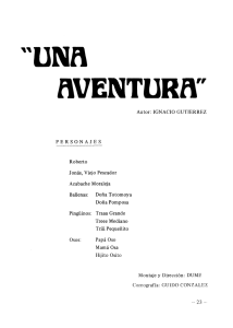 pdf "Una aventura" (obra de teatro para niños)