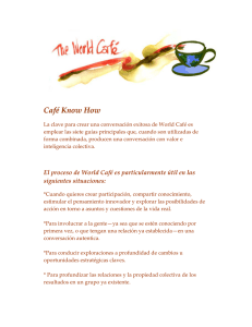Café Know How - The World Cafe