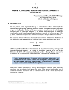 Chile Frente al Concepto Maritime Domain Awareness de los EE.UU.