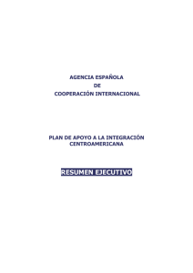 documento base para el Programa de Cooperación Regional con