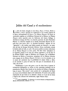 Julián del Casal y el modernismo