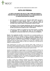 Acto institucional 2015 - Asociación Española Contra el Cáncer