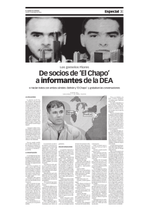 De socios de `El Chapo` a informantesde la DEA
